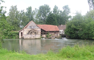 Le Moulin de Maintenay  Sur l’Authie, avant Valloires et Argoules